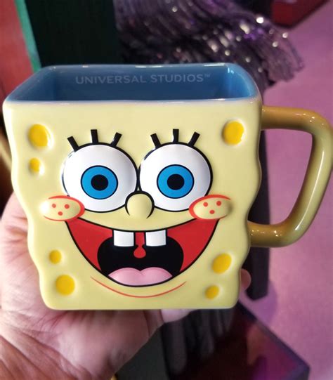 Spongebob Squarepants Universal Studios Parks Mug Square Expressions – Hedgehogs Corner