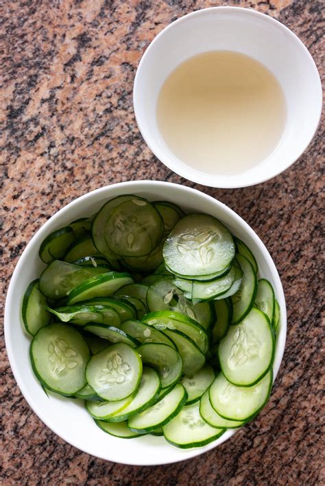 Simple Japanese Pickled Cucumbers - Onolicious Hawaiʻi