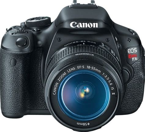 Canon EOS Rebel T3i DSLR Camera with 18-55mm IS Lens Black 5169B003 - Best Buy