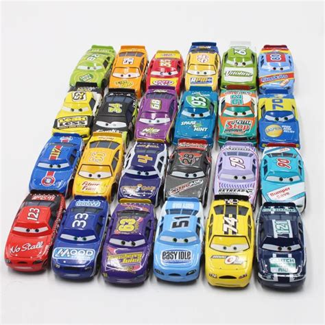 Mattel Disney Pixar Cars Racers Diecast Toy Vehicle 1:55 Kids Gift ...