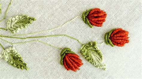 Beginner Hand Embroidery: Bullion Knot Stitch by Diy Stitching