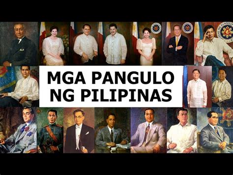 MGA PANGULO NG PILIPINAS (PRESIDENTS OF THE PHILIPPINES) ️ Latest 2022