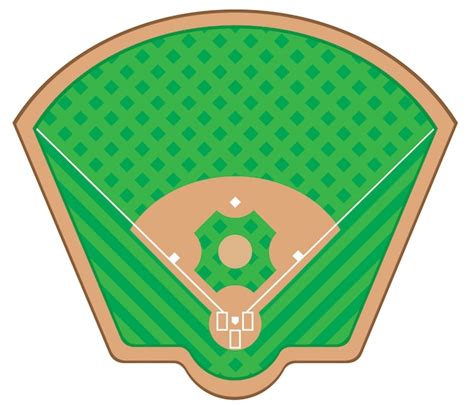 Premium Vector | Baseball field