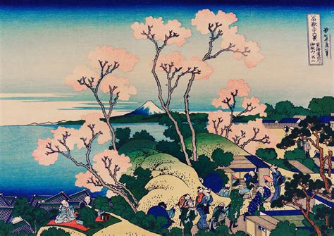 Japanese Art Katsushika Hokusai Print Cherry Blossom Art - Etsy Canada