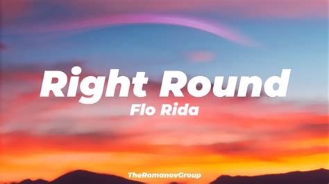 Flo Rida - Right Round (Lyrics) - YouTube