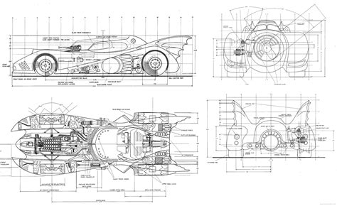 Batmobile Blueprints | Batmobile, Batman batmobile, Batman car