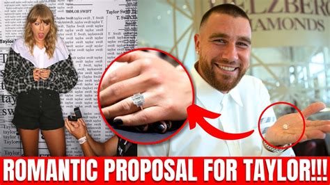 Travis Kelce SPOTTED With Engagement RING For Taylor Swift - YouTube