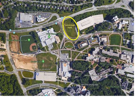 Towsontown Field Map – Towson Hillel