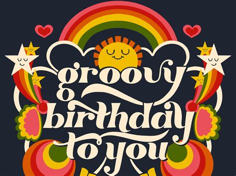 Groovy Birthday To You by Jonna Isaac on Dribbble