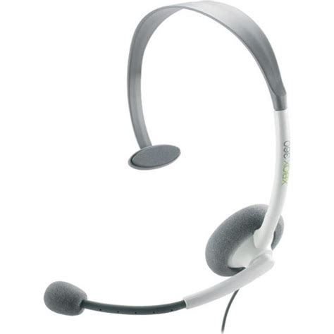 Orignal Microsoft Xbox 360 Headset Headphones Mic in-line Mute White Gaming | eBay