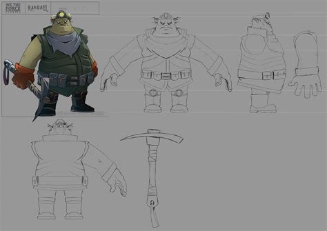 Randall game concept art and character design https://w on Behance