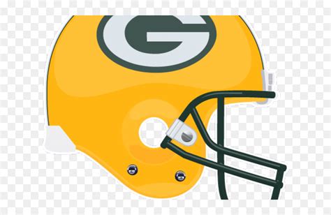 Helmet Clipart Green Bay Packers - Clip Art Packers Helmet, HD Png Download - vhv