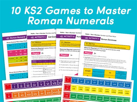 10 Games to Master Roman Numerals | Teaching Resources