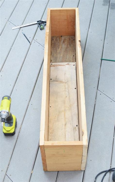 Diy Rectangle Wood Planter Box Plans Free Ideas