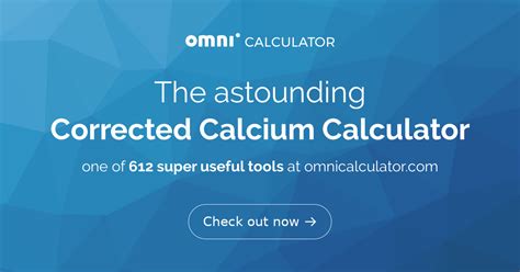 Corrected Calcium Calculator - Omni