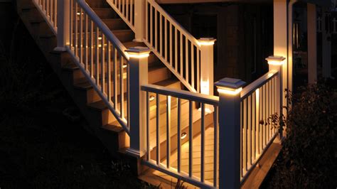 Deck & Rail Lighting | Deck Lights | Outdoor Lighting | Trex deck lighting, Outdoor stair ...