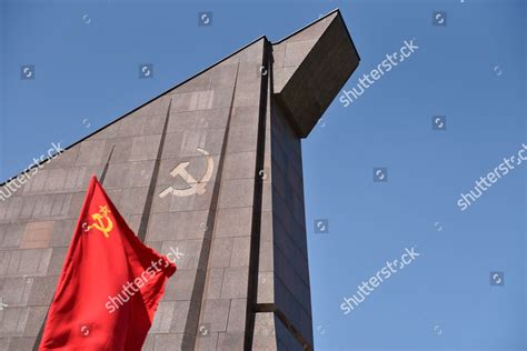 Flag Soviet Union Waving Front Soviet Editorial Stock Photo - Stock Image | Shutterstock