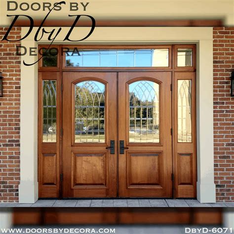 Custom Commercial Double Doors and Sidelites Wood - Doors by Decora