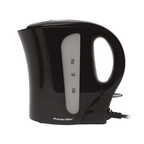 1 Liter Electric Kettle (black) - Model K2087 | ProctorSilex.com