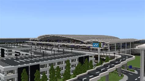 Zayed International Airport (Biggest Minecraft Bedrock Airport) Minecraft Map