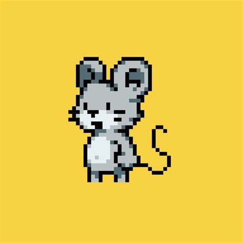 THE MOUSE #0002 | Pixel art characters, Pixel art games, Pixel art landscape