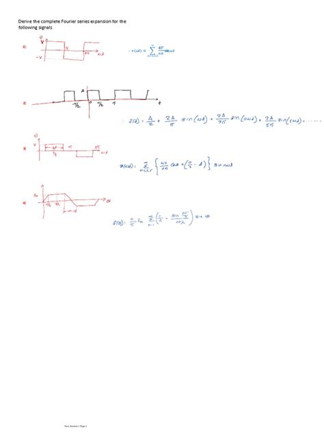 Fourier Series Expansion | PDF