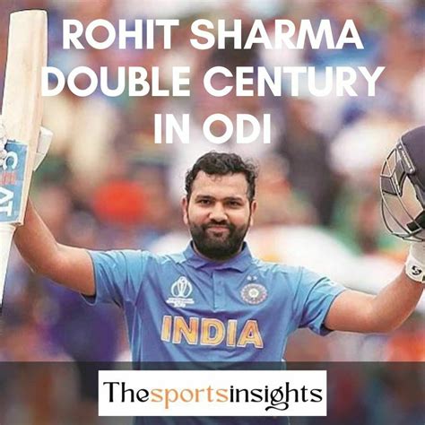 Legendary Rohit Sharma double century in ODI list 2023