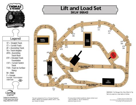 Thomas the Tank Track Layouts Designs at Legacy Station | Wooden train track, Train layouts ...