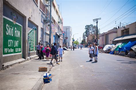 Like nothing else: LA’s Skid Row has been host to homeless people for ...