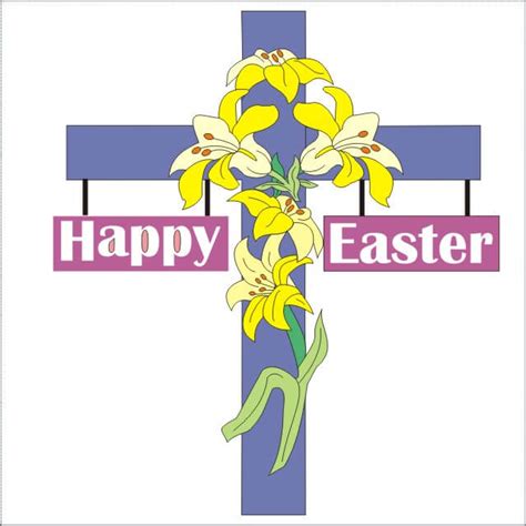 EASTER CROSS WITH SIGNS E 207 – PatternsRus Seasonal Woodworking Patterns