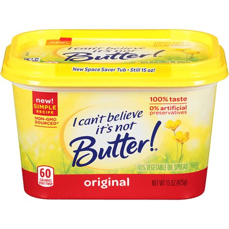 I Can't Believe It's Not Butter Margarine Blend | Margarine & Butter ...