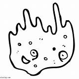 Gross Slime Coloring Pages Ghost Free Printable Sketch Page sketch template
