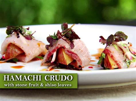 Marinated Hamachi with Stone Fruit : Recipes : Cooking Channel Recipe ...