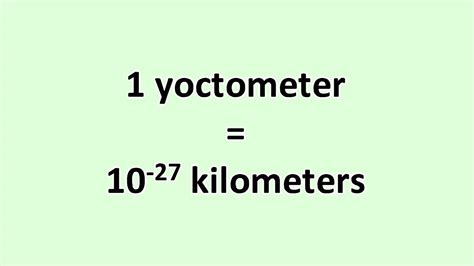 Convert Yoctometer to Kilometer - ExcelNotes