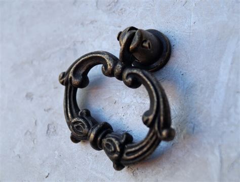 1.8 X 1.9 Victorian Dresser Handles Antique Cabinet Knobs Old Bronze Drawer Pulls - Etsy