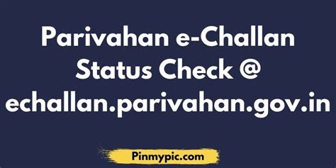 E Challan Parivahan Online Payment @echallan.parivahan.gov.in 2023 ...