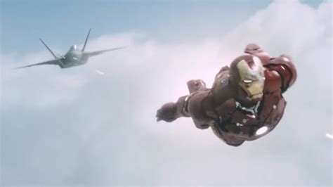 IRONMAN VS FIGHTER JET SCENE FROM IN REVERSER - YouTube