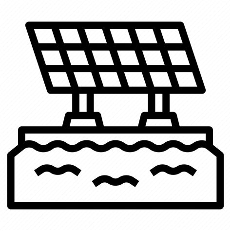 Floating, panel, plant, power, solar icon - Download on Iconfinder