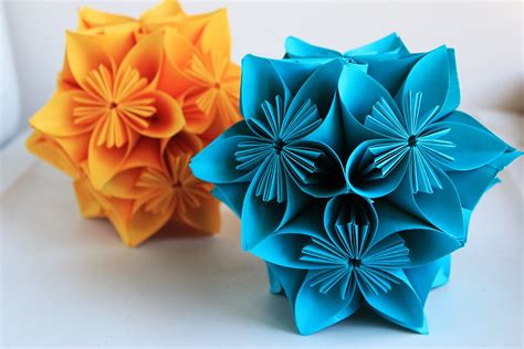 How to Make Beautiful Origami Kusudama Flowers