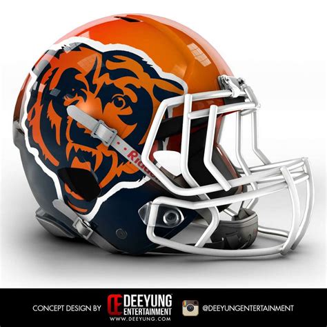 Chicago Bears New Shape Helmet Die-Cut Decal ** 4 Sizes