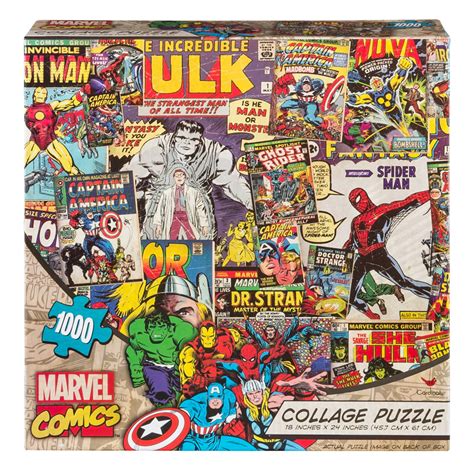 Marvel 1000-Piece Comic Collage Puzzle - Walmart.com