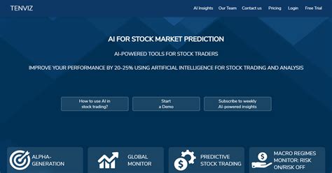 AI for stock market predictions. Artificial intelligence for trading ...