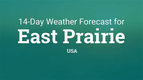 East Prairie, USA 14 day weather forecast