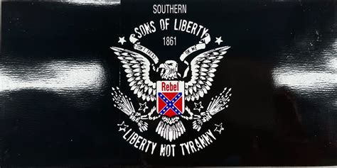 Southern Sons of Liberty Confederate Flag Sticker (Large)