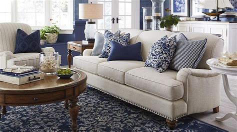 Bassett Furniture | Blue living room, Beige living rooms, Navy living rooms