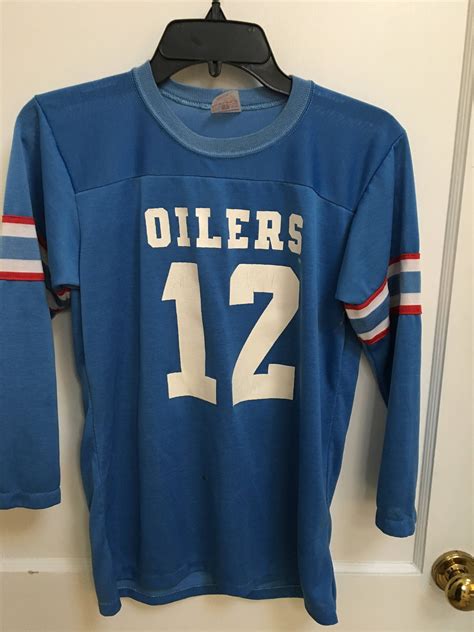 vintage Houston Oilers #12 jersey NFL football youth size XL 18-20 ...