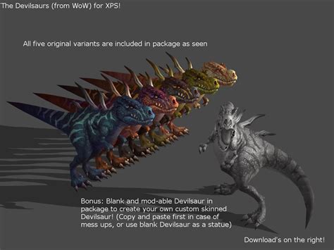 The Devilsaurs (From WoW) for XPS! by Jorn-K-Nightmane on DeviantArt