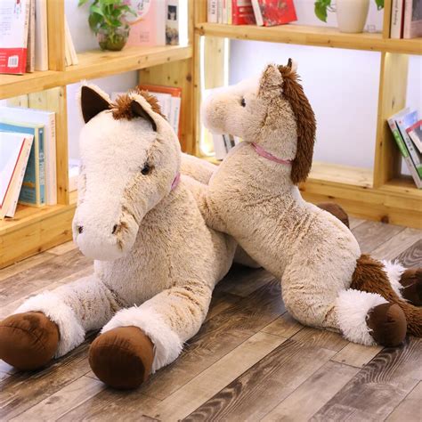 Buy Giant Plush Toy Horse | Pony Stuffed Animal for 37.19 USD | Way Up ...