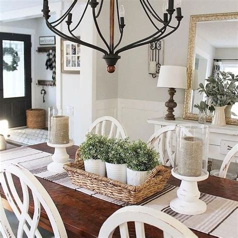 48 Gorgeous Farmhouse Dining Room Design Ideas | decoratrend.com | Decoración de comedor ...