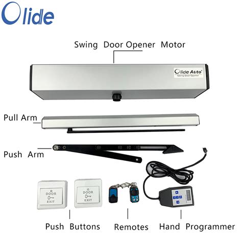 Electric Handicap Door Opener With Push Button, Remote Control Electric Swing Door Opener ...